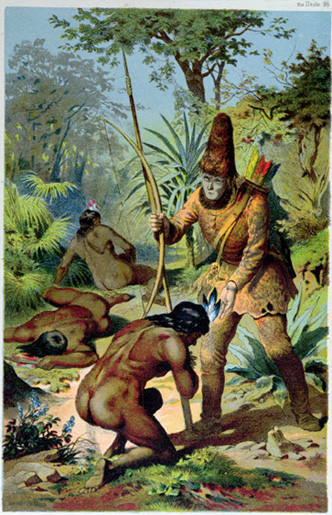 Robinson Crusoe und Freitag