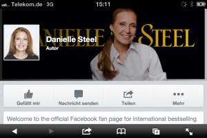 Im Internetzeitalter angekommen: Steels Facebookpräsenz mit 1 Million "Likes"