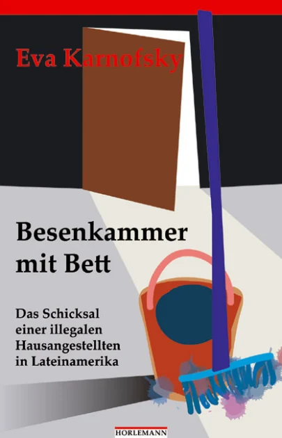 Buchcover: Besenkammer mit Bett